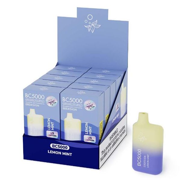 EB Designs BC5000 Disposable-10-Pack Lemon Mint