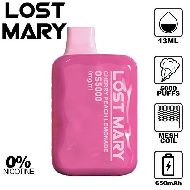 Lost Mary 0% Flavors Cherry Peach Lemonade