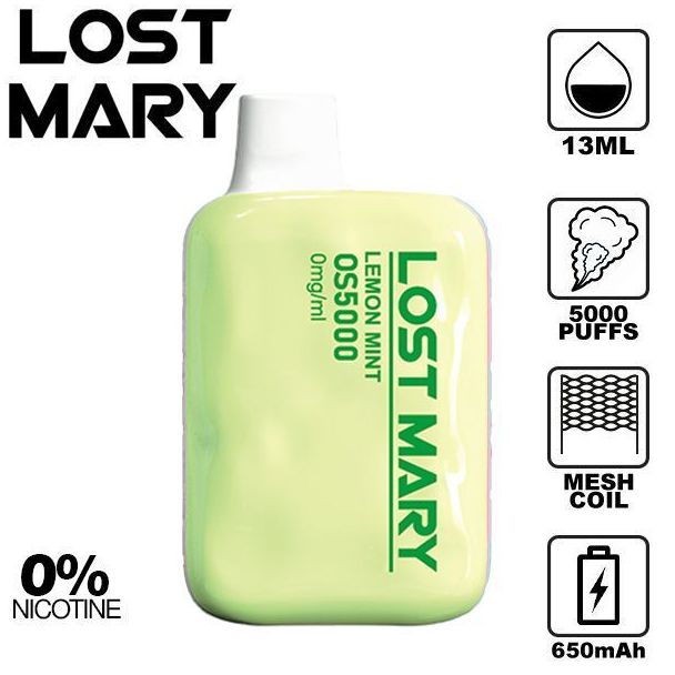 Lost Mary 0% Flavors Lemon Mint