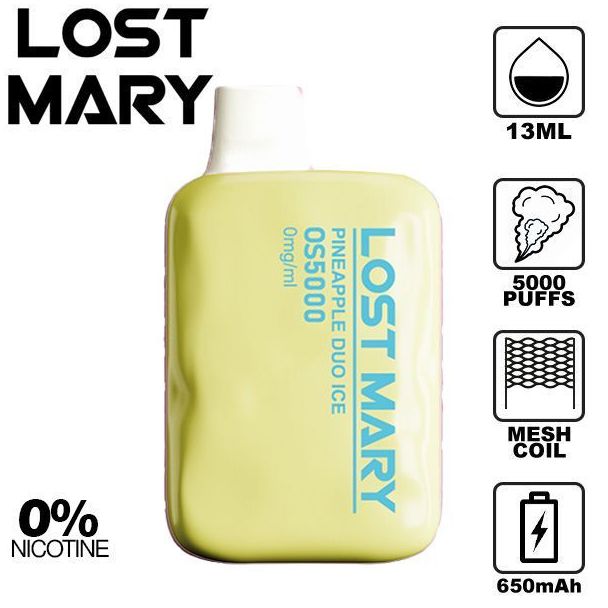Lost Mary 0% Flavors Pineapple Duo Ice