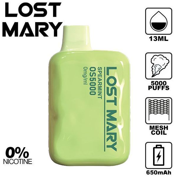 Lost Mary 0% Flavors Spearmint
