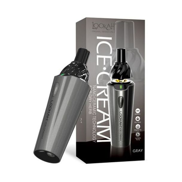 Lookah Ice Cream Dry Herb Vaporizer 950mAh - Gray