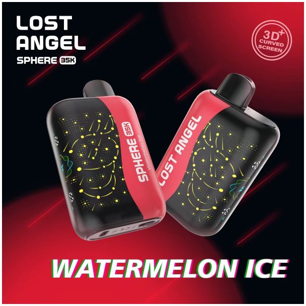 Lost Angel Sphere 35,000 Puffs Disposable Watermelon Ice Graphic