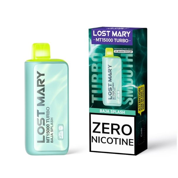 Lost Mary MT15000 Turbo Zero Nicotine Disposable Vape Baja Splash
