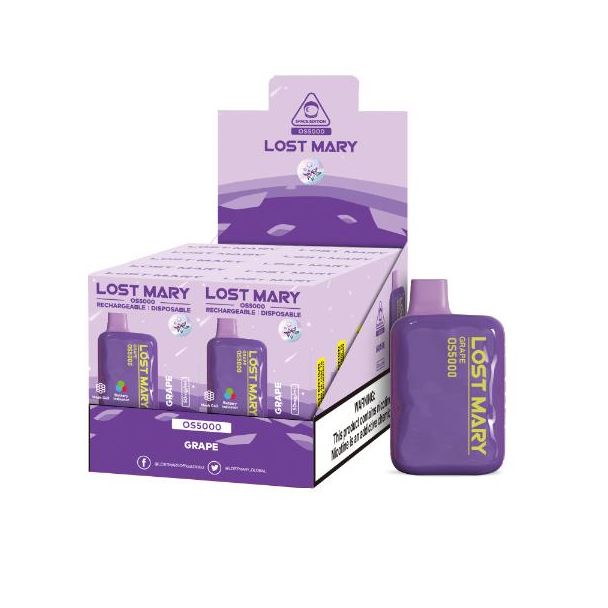 Lost Mary OS5000 Flavors 10 Pack Flavors Grape