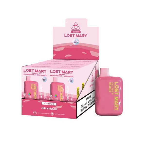 Lost Mary OS5000 Flavors 10 Pack Flavors Juicy Peach