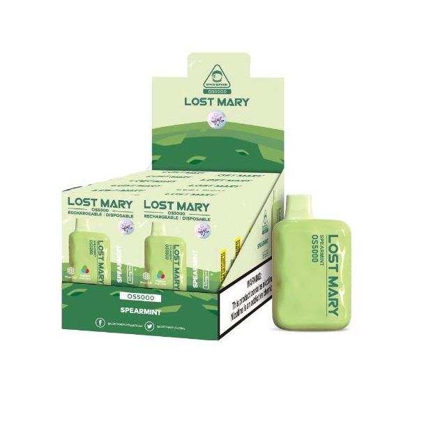 Lost Mary OS5000 Flavors 10 Pack Flavors Spearmint