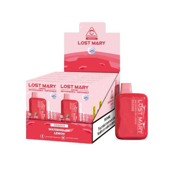 Lost Mary OS5000 Flavors 10 Pack Flavors Watermelon Lemon