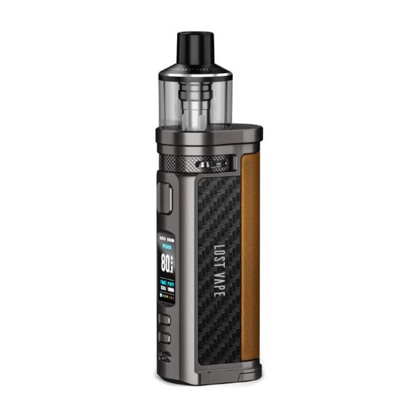Lost Vape Centaurus Q80 Pod Mod Gunmetal Carbon Fiber