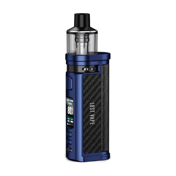 Lost Vape Centaurus Q80 Pod Mod Sierra Blue Carbon Fiber