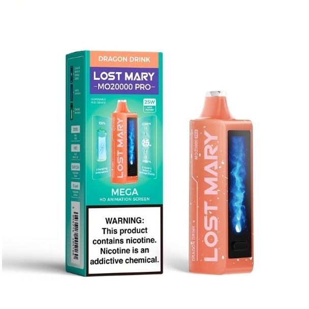 Lost Mary MO20000 PRO Rechargeable Vape - Dragon Drink