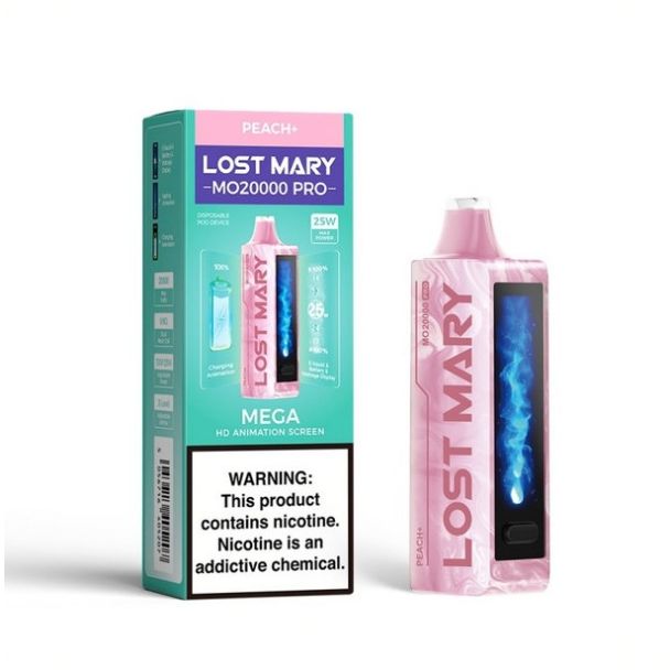Lost Mary MO20000 PRO Rechargeable Vape - Peach+