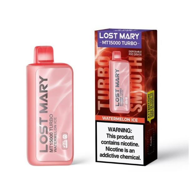 Lost Mary MT15000 Turbo Rechargeable Vape - Watermelon Ice