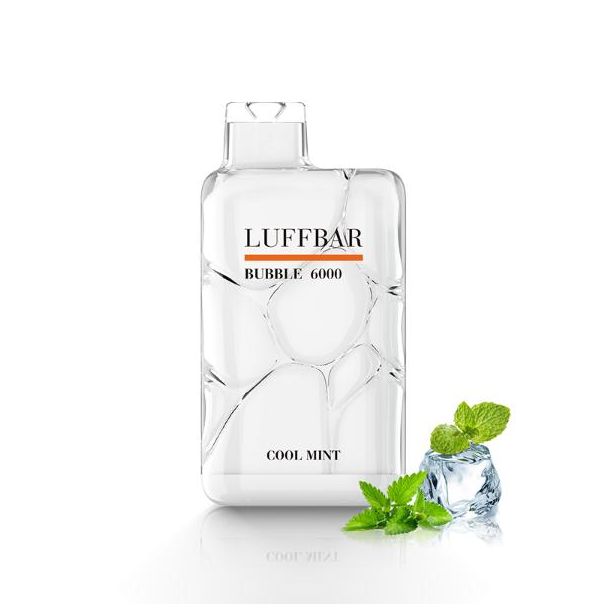 Cool Mint Luffbar Bubble 6000 Puffs Disposable 10-Pack Bulk Deal!