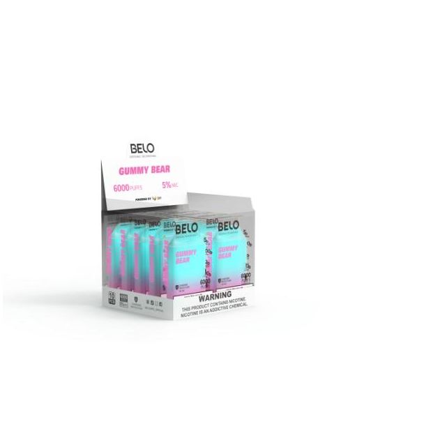 Gummy Bear Lykcan BELO Mesh 6000 Puffs Disposable 10-Pack Bulk Price!