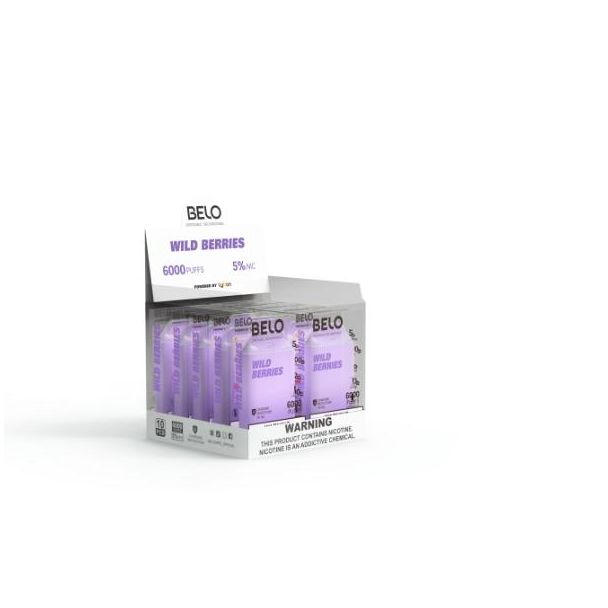 Wild Berries Lykcan BELO Mesh 6000 Puffs Disposable 10-Pack
