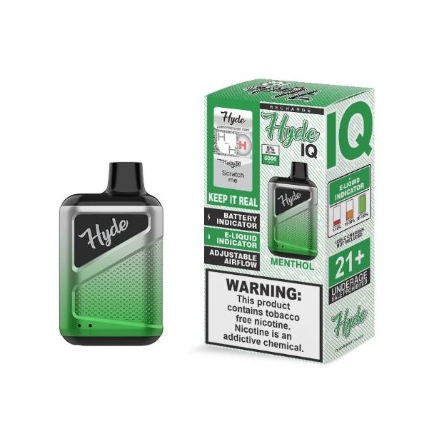 Menthol Hyde IQ 5000 Puffs Disposable