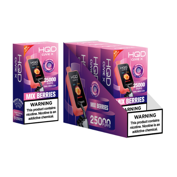 HQD Cuvie X 25,000 Puff Disposable - Mix Berries