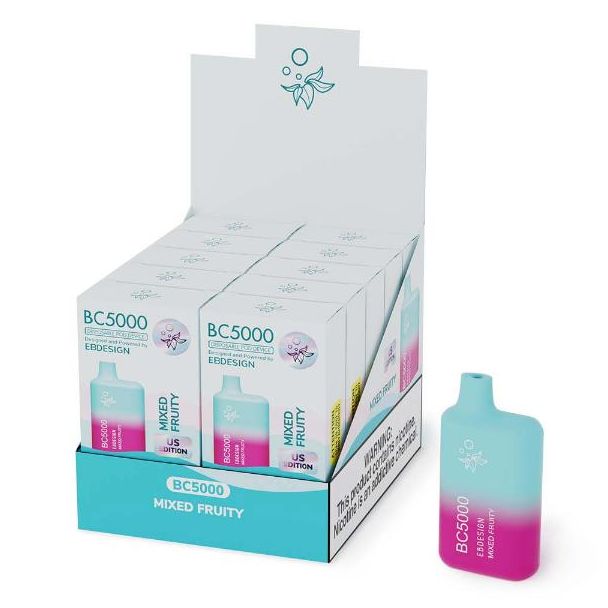 EB Designs BC5000 Disposable-10-Pack Mixed Fruity