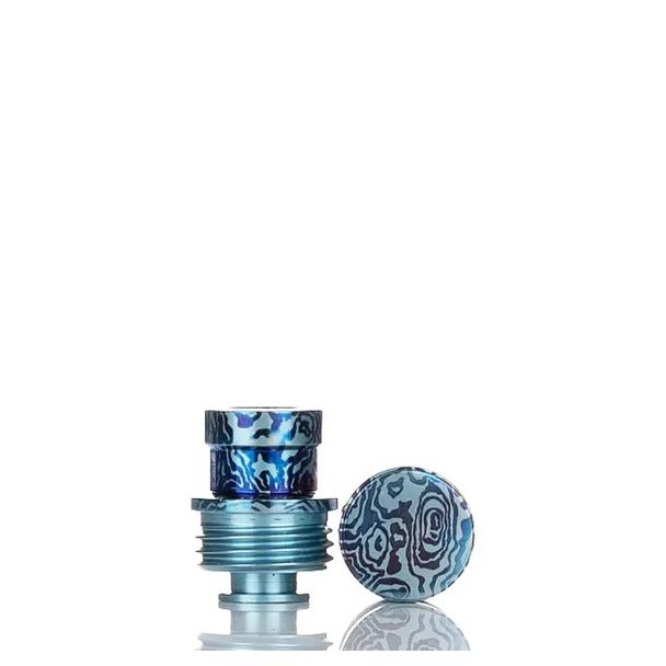 MK MODS Titanium Integrated Drip Tip and Button for CTHULHU AIO