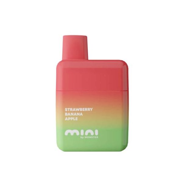 Strawberry Banana Apple Monster Bar Mini 800 Puffs Single Disposable Ejuices Wholesale Price!