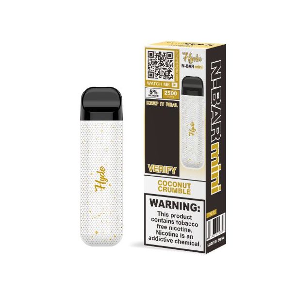 Coconut Crumble Hyde N-Bar Mini 2500 Puffs Disposable 10-Pack Bulk Price!