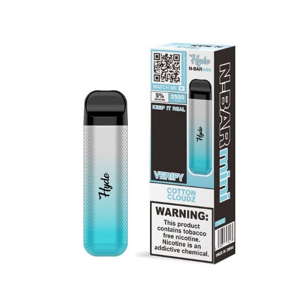 Cotton Cloudz Hyde N-Bar Mini 2500 Puffs Disposable 10-Pack Bulk Sale!