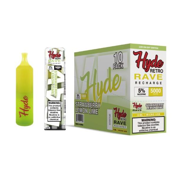 Strawberry Lemon Lime Hyde Retro RAVE Single Disposable