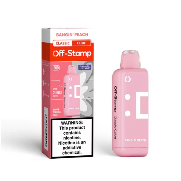 Off-Stamp X-CUBE 25,000 Puffs Flavor Pods Bangin Peach