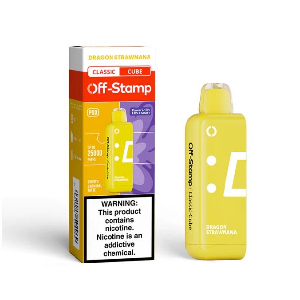 Off-Stamp X-CUBE 25,000 Puffs Flavor Pods Dragon Strawnana