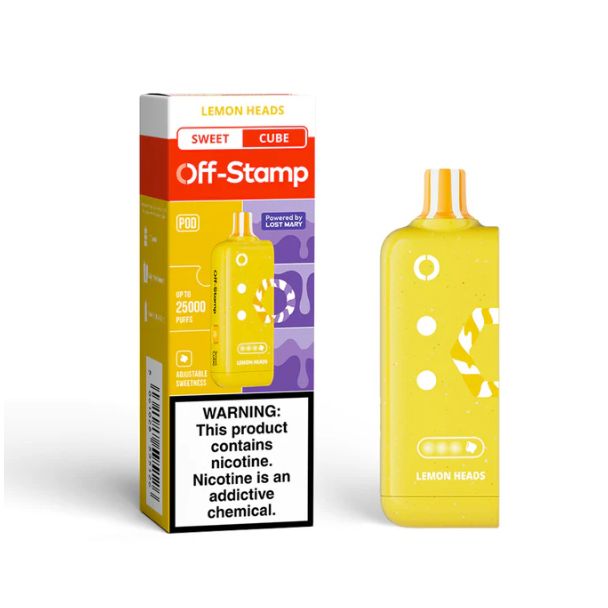 Off-Stamp X-CUBE 25,000 Puffs Flavor Pods Lemon Heads