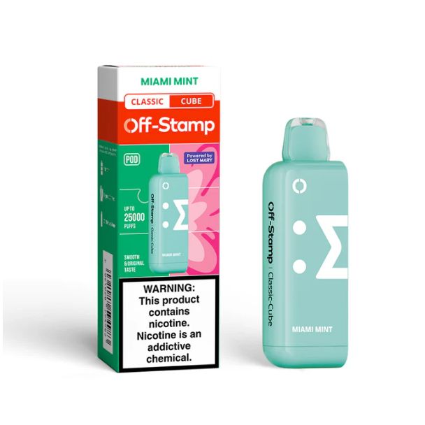 Off-Stamp X-CUBE 25,000 Puffs Flavor Pods Miami Mint