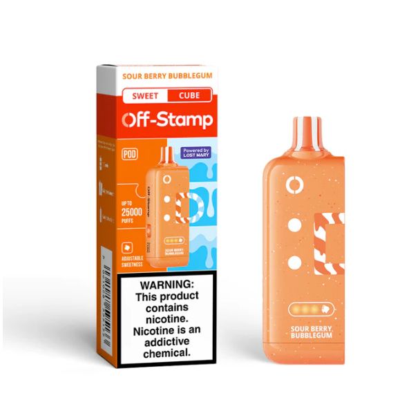 Off-Stamp X-CUBE 25,000 Puffs Flavor Pods Sour Berry Bubblegum