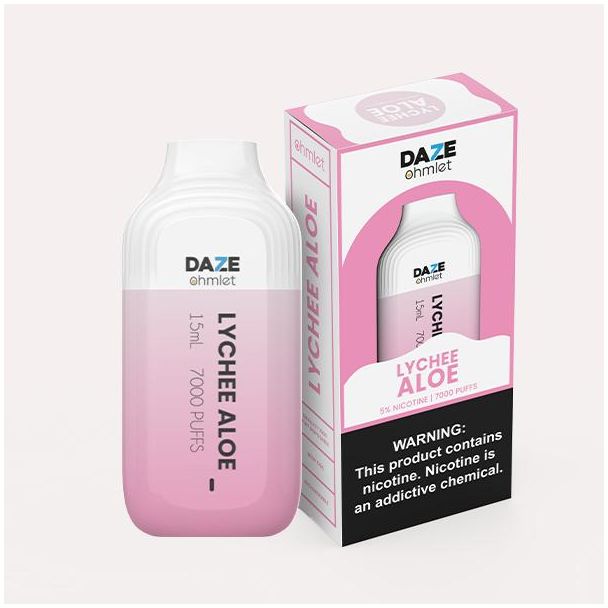 Daze 15mL 7000 Puffs Lychee Aloe