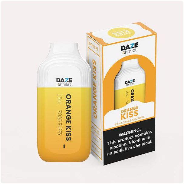 Daze 15mL 7000 Puffs Orange Kiss