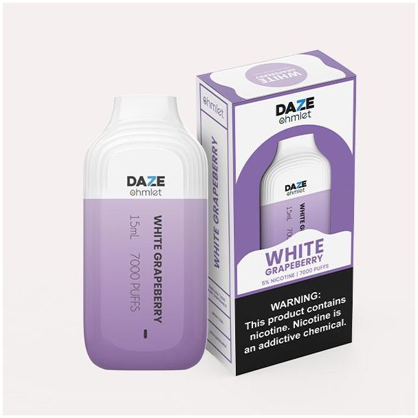 Daze 15mL 7000 Puffs White Grapeberry