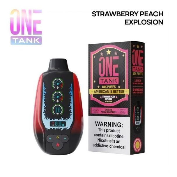 One Tank 40K Disposable Strawberry Peach Explosion