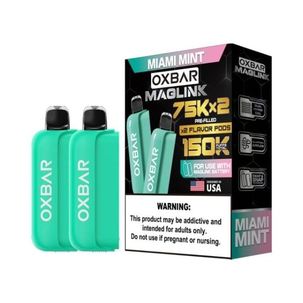 Oxbar Maglink Nixodine 75,000 Puff Replacement Pods
