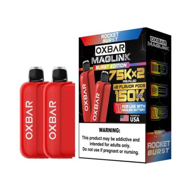 Oxbar Maglink Nixodine 75,000 Puff Replacement Pods