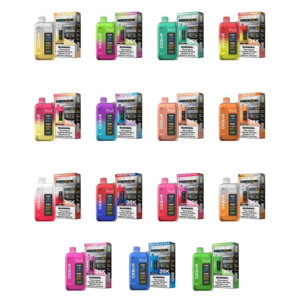 OXBAR x Pod Juice ICE-NIC Control 35,000 Puffs Disposable Best Flavors