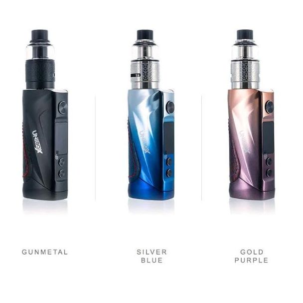Gunmetal, Silver Blue & Gold Purple OXVA & VAPX Unibox PnM Kit Bulk Deal!