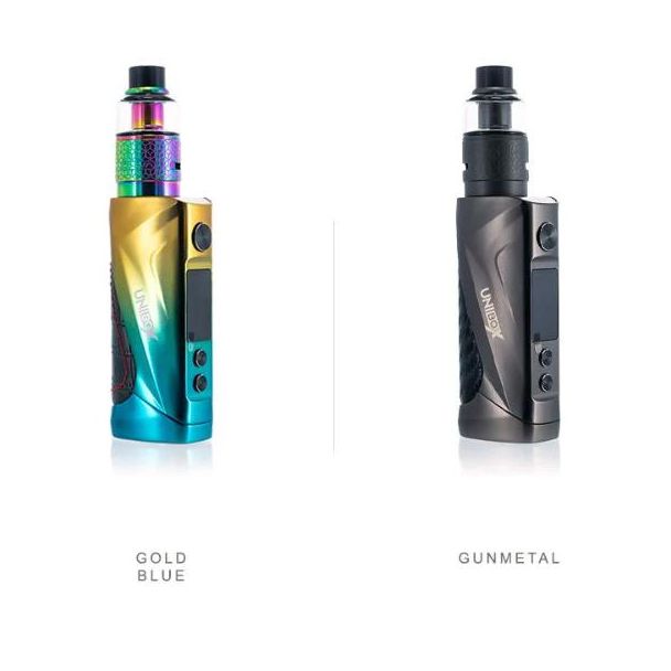 Gold Blue & Gunmetal OXVA & VAPX Unibox PnM Kit Bulk Price!