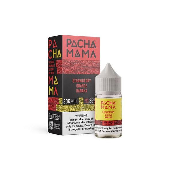 Pachamama PLUS Salt Series E-Liquid 30mL - Strawberry Orange Banana