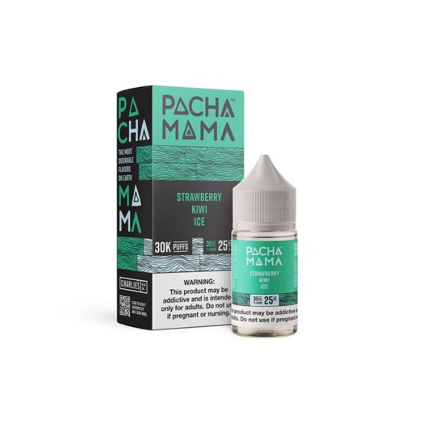 Pachamama PLUS Salt Series E-Liquid 30mL -  Strawberry Kiwi Ice