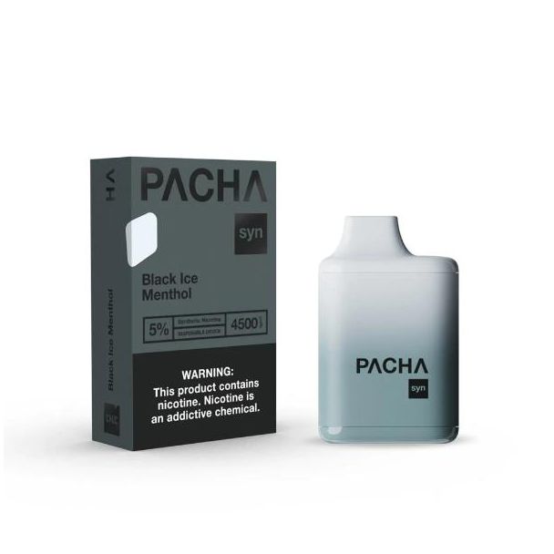 Black Ice Menthol Pachamama Syn 4500 Puffs Disposable 10-Pack Bulk Deal!