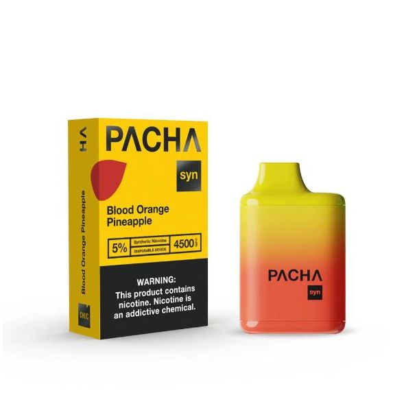 Blood Orange Pineapple Pachamama Syn 4500 Puffs Disposable 10-Pack Best Deal!