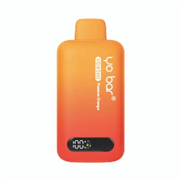 Yo Bar 8500 Puffs Disposable Vape 16mL - Passion Orange