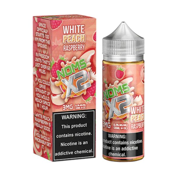 Noms X2 120mL White Peach Raspberry Ejuices Wholesale
