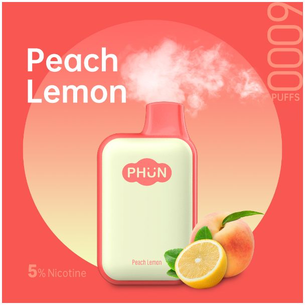 Peach Lemon Phun Box Best Ejuices Wholesale Price
