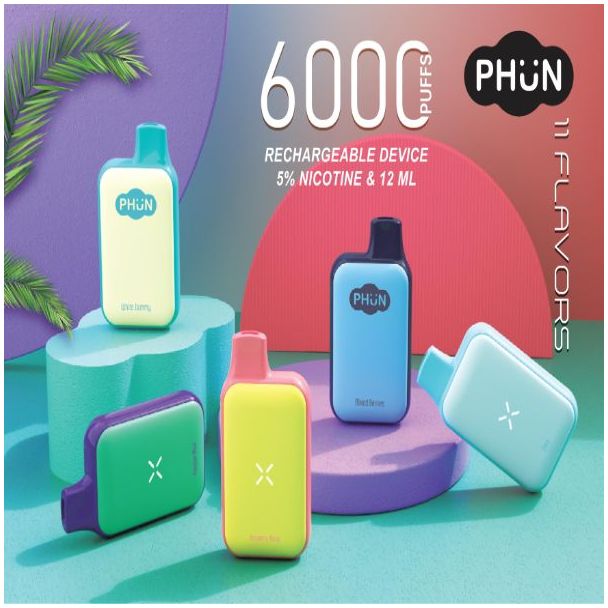Phun Box 6000 Puffs Disposable Best Bulk Prices